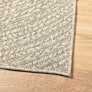 Teppich ZIZUR Creme 140x200 cm Jute-Optik