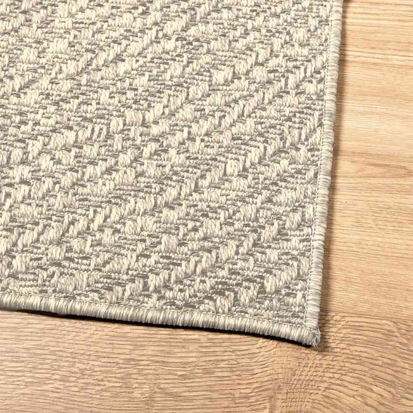 Teppich ZIZUR Creme 140x200 cm Jute-Optik