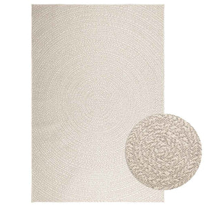 Teppich ZIZUR Creme 160x230 cm Indoor/Outdoor