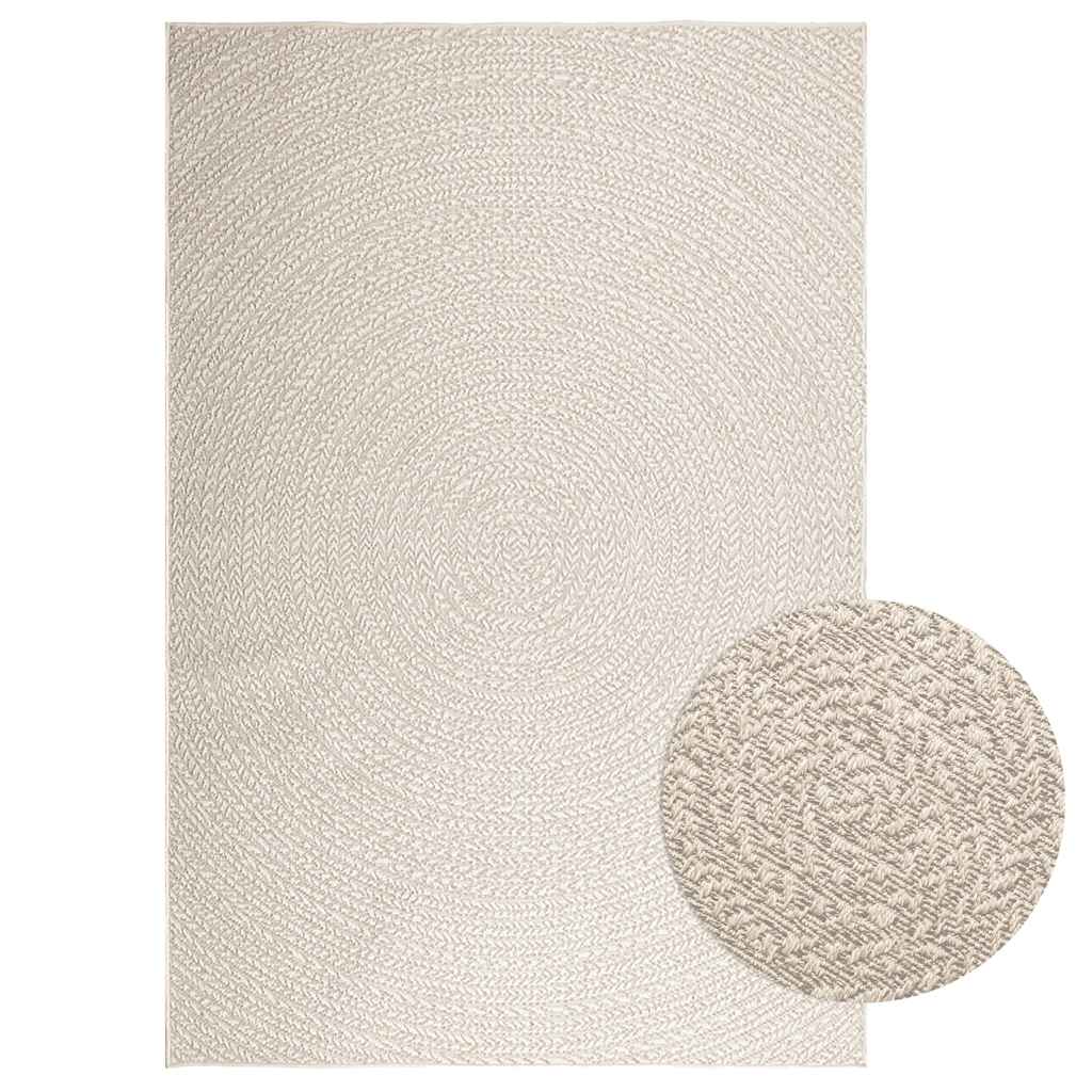 Teppich ZIZUR Creme 160x230 cm Indoor/Outdoor