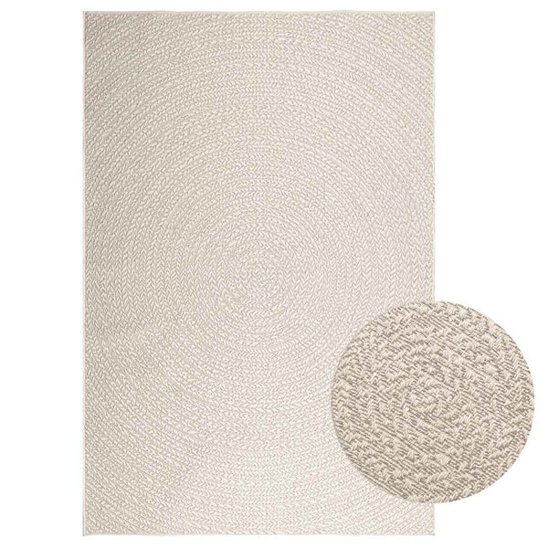 Teppich ZIZUR Creme 160x230 cm Indoor/Outdoor