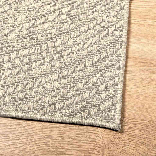 Creme Teppich ZIZUR 200x200 cm Jute-Optik