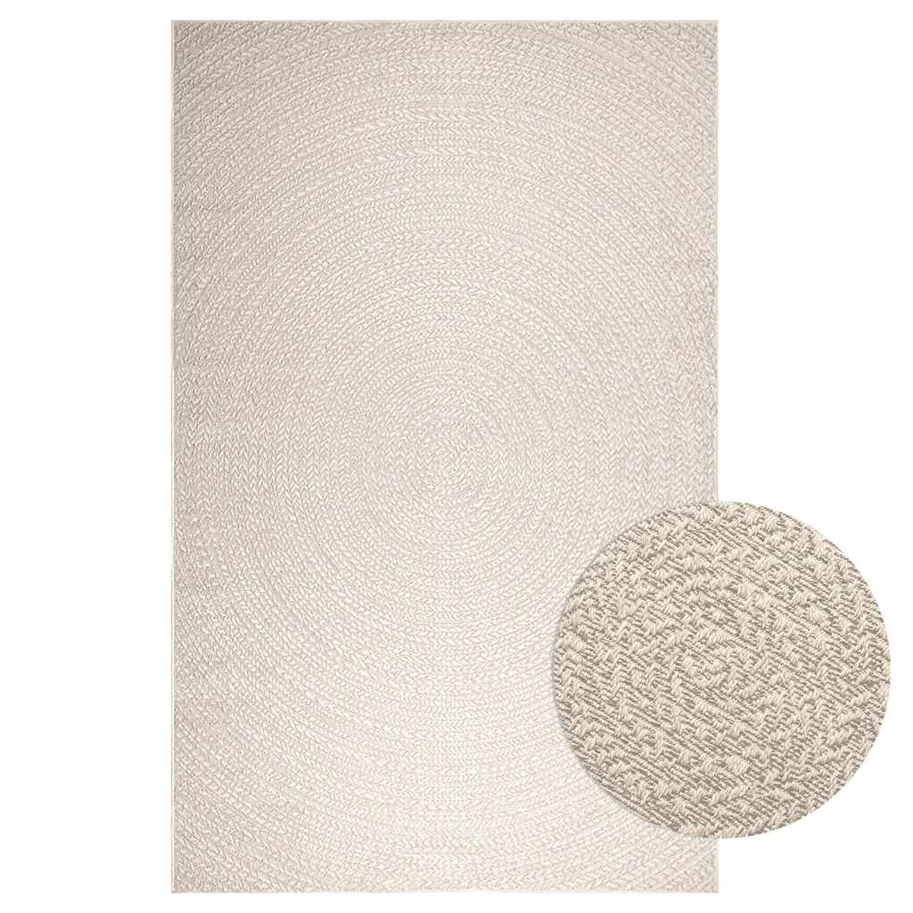 Teppich ZIZUR Creme 200x290 cm Indoor/Outdoor