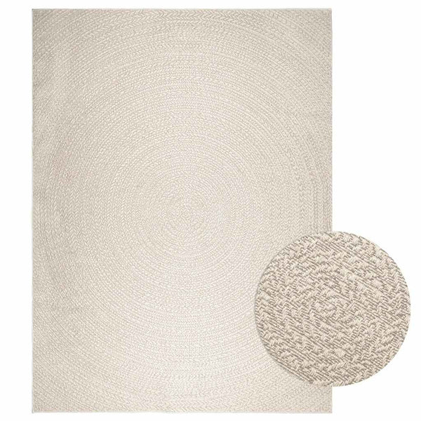 Teppich ZIZUR Creme 240x340 cm Indoor/Outdoor