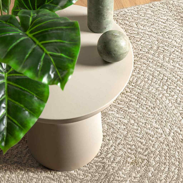 Teppich ZIZUR Creme 240x340 cm Indoor/Outdoor