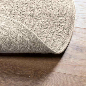 Teppich ZIZUR Creme Ø 90 cm Jute-Optik