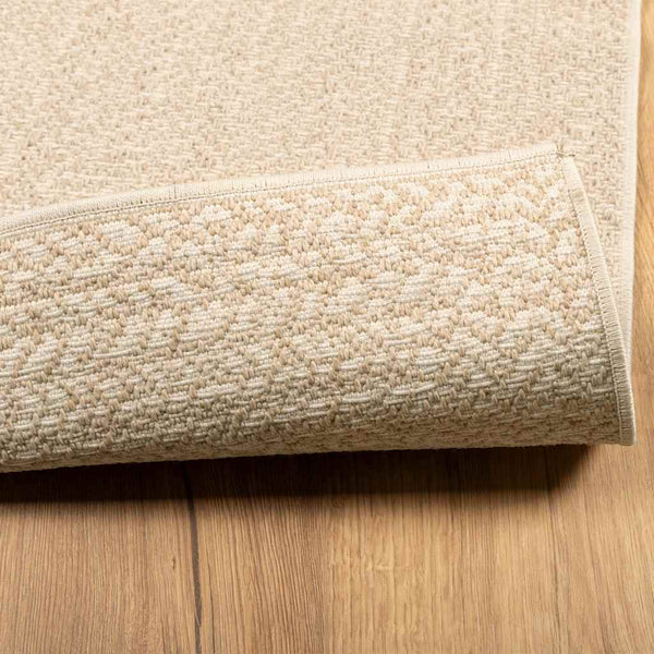 Beiger Teppich ZIZUR, 80x250 cm, Jute-Optik