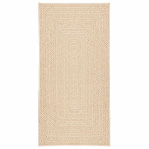 vidaXL Tapis ZIZUR Beige 100x200 cm Aspect Jute Intérieur et Extérieur