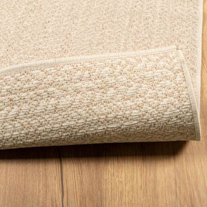 vidaXL Tapis ZIZUR Beige 100x200 cm Aspect Jute Intérieur et Extérieur