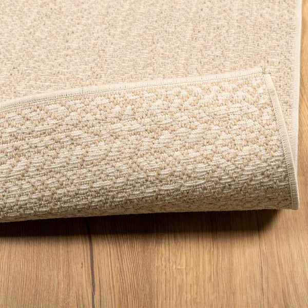 vidaXL Tapis ZIZUR Beige 100x200 cm Aspect Jute Intérieur et Extérieur