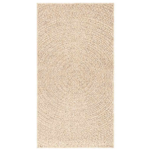 Teppich ZIZUR Beige 60x110 cm Jute-Optik