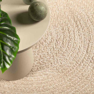 Teppich ZIZUR Beige 60x110 cm Jute-Optik