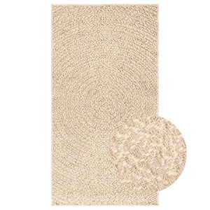 Teppich ZIZUR Beige 60x110 cm Jute-Optik