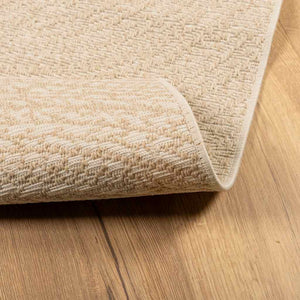 Teppich ZIZUR Beige 60x110 cm Jute-Optik