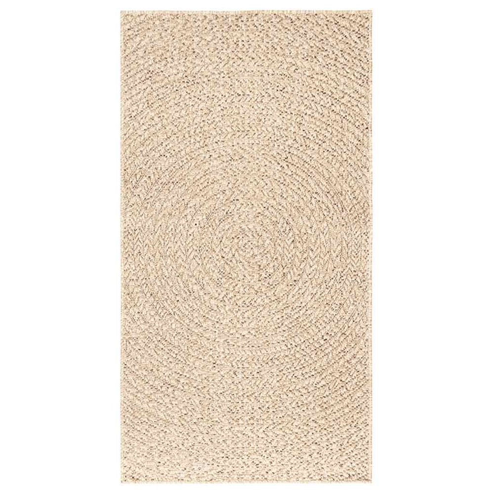 vidaXL Rug ZIZUR Beige 80x150 cm Jute Look Indoor and Outdoor