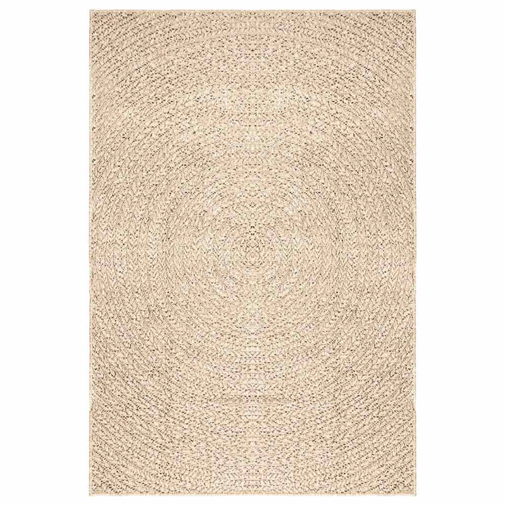 Beiger Jute-Optik Teppich 140x200 cm