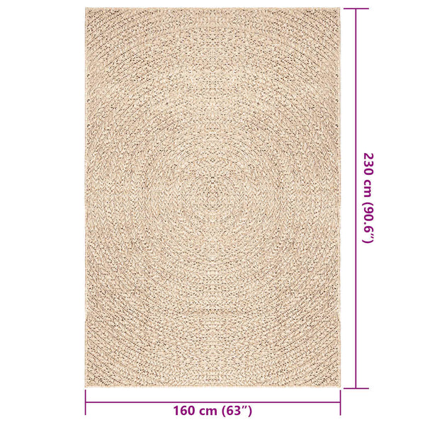 Teppich ZIZUR Beige 160x230 cm Indoor/Outdoor
