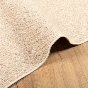 Beiger Jute-Optik Teppich 200x290 cm
