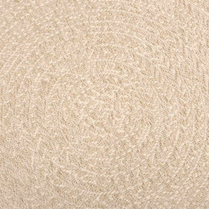 Beiger Jute-Optik Teppich 200x290 cm