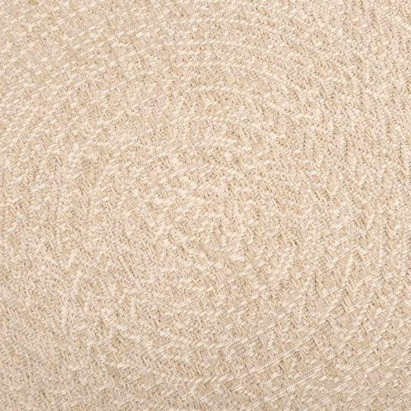 Runder Teppich ZIZUR Beige Ø120cm, Innen/Aussen