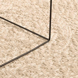 Beiger Jute-Optik Teppich Ø 200cm