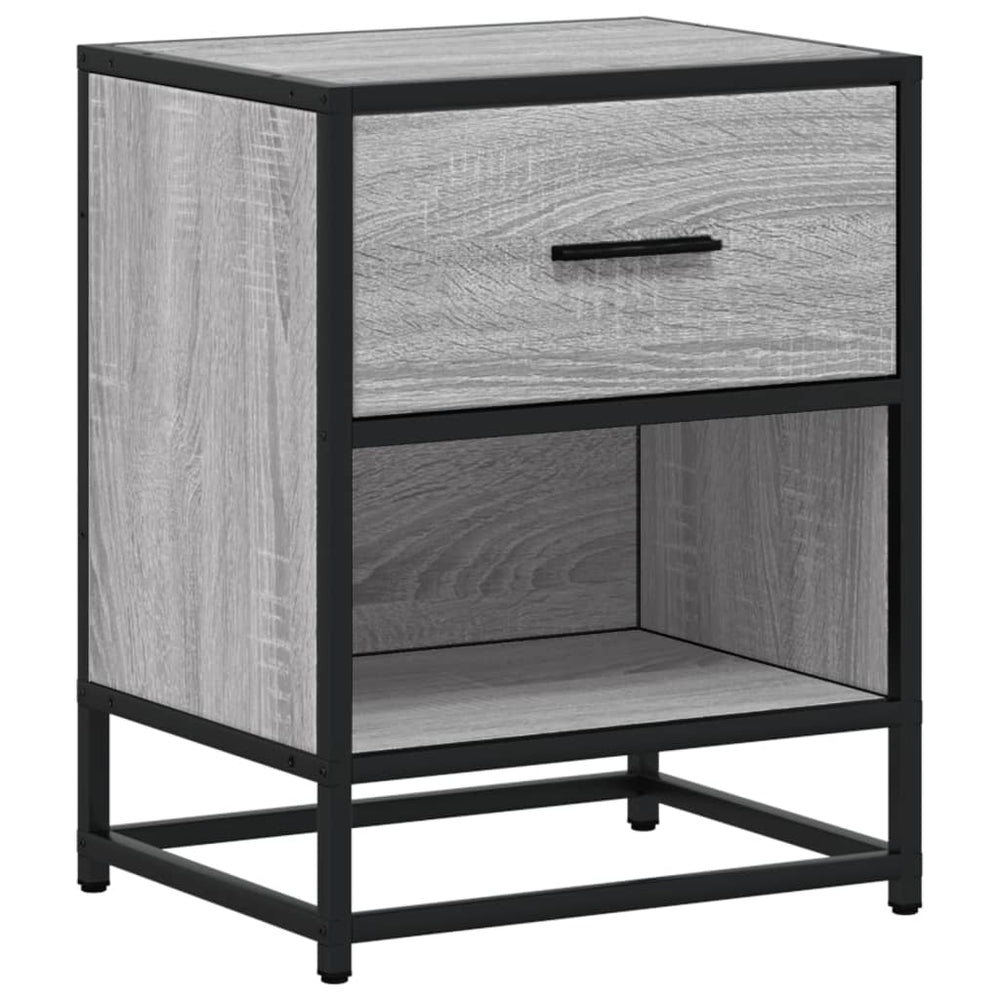 Nachttisch Grau Sonoma 40x31x50 cm