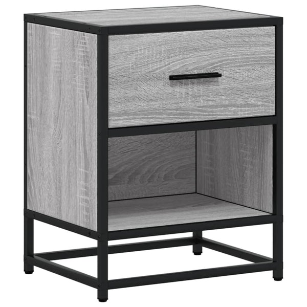 Nachttisch Grau Sonoma 40x31x50 cm