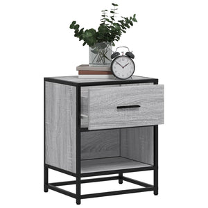 Nachttisch Grau Sonoma 40x31x50 cm