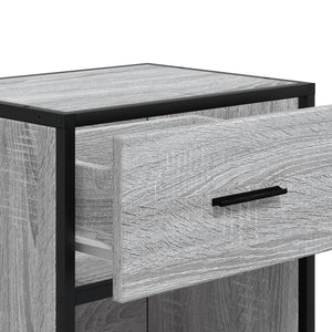 Nachttisch Grau Sonoma 40x31x50 cm