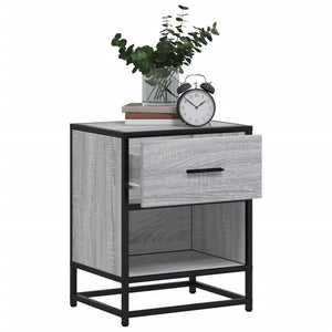 Nachttische 2er Set Grau Sonoma