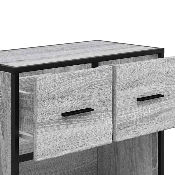Nachttisch Grau Sonoma 60x31x60 cm