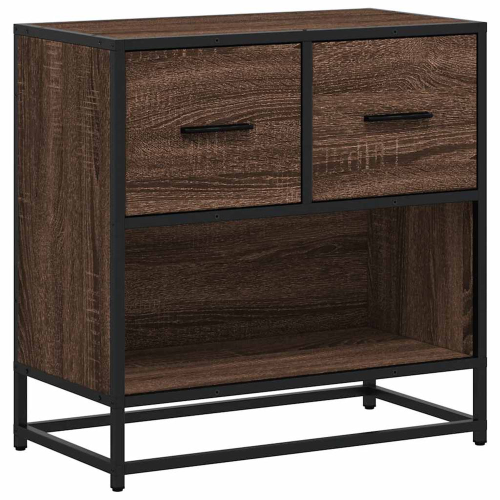 Nachttisch Braun Eichenoptik 60 cm