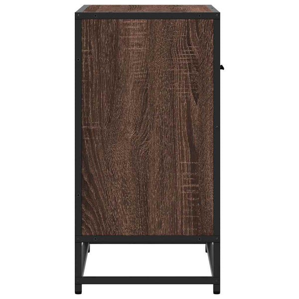 Nachttisch Braun Eichenoptik 60 cm