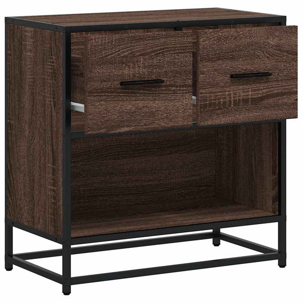 Nachttisch Braun Eichenoptik 60 cm