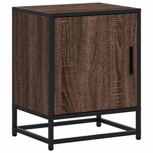 Nachttisch Braun Eichenoptik 40x31x50 cm
