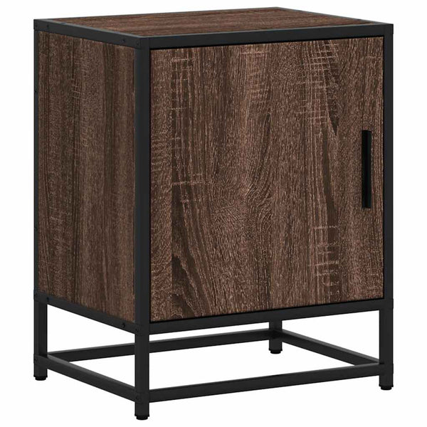Nachttisch Braun Eichenoptik 40x31x50 cm