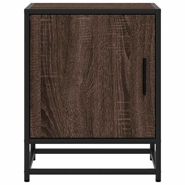 Nachttisch Braun Eichenoptik 40x31x50 cm