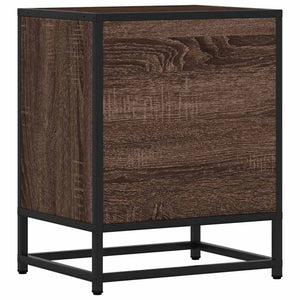 Nachttisch Braun Eichenoptik 40x31x50 cm