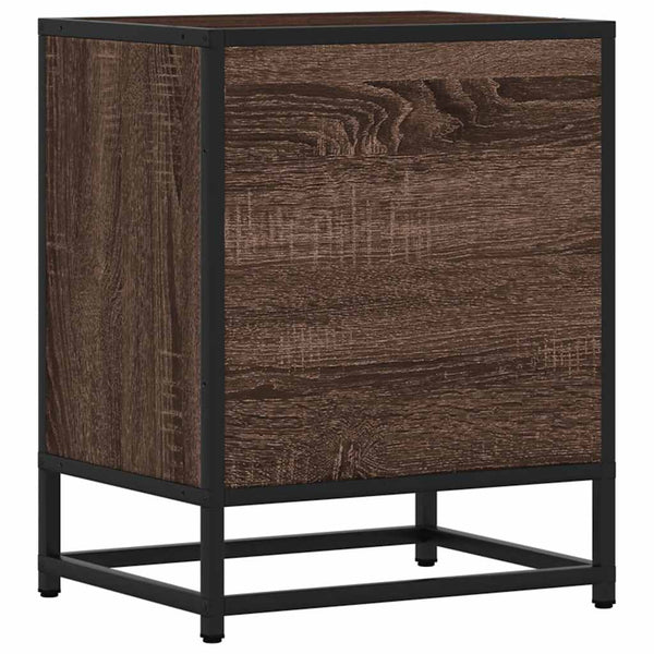 Nachttisch Braun Eichenoptik 40x31x50 cm