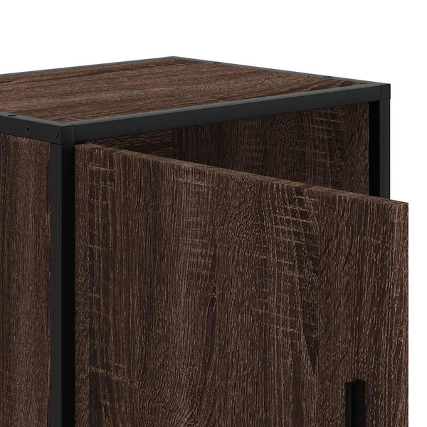 Nachttisch Braun Eichenoptik 40x31x50 cm