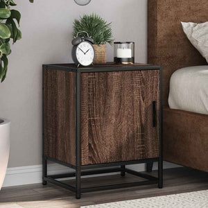 Nachttisch Braun Eichenoptik 40x31x50 cm