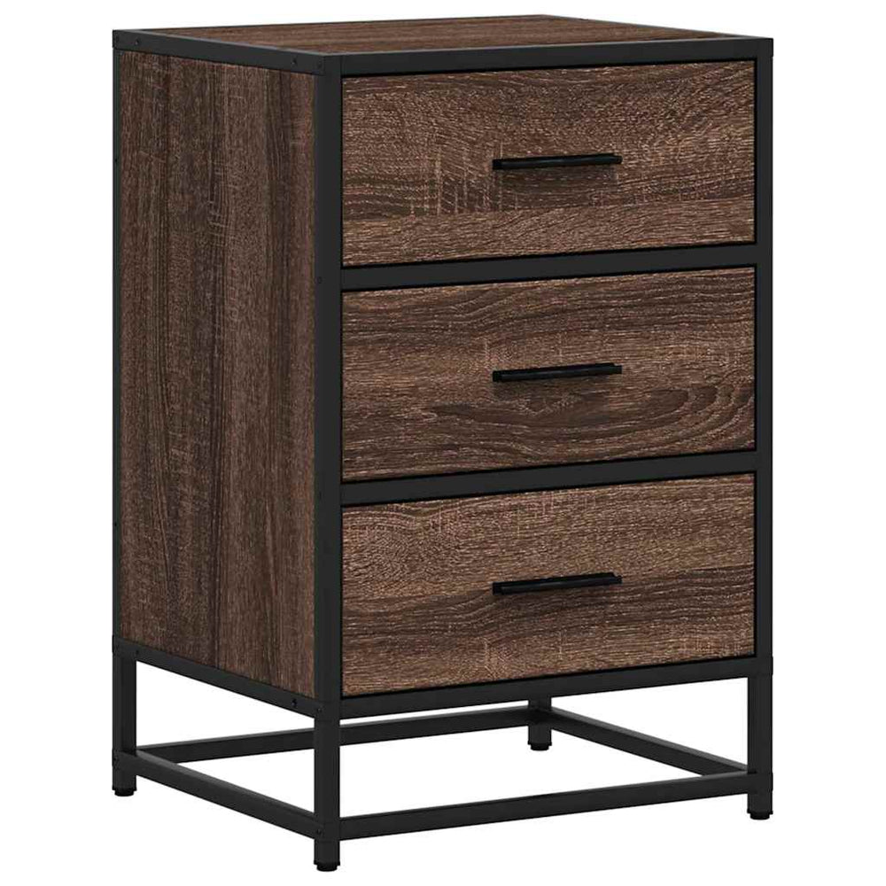 Nachttisch Braun Eichenoptik 40x34,5x60cm