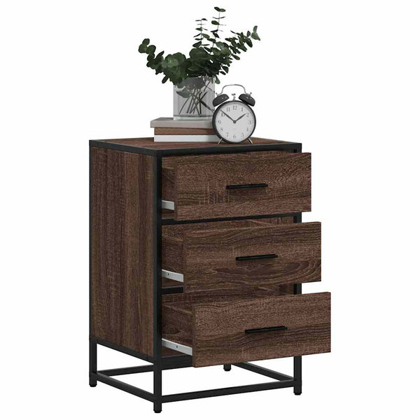 Nachttisch Braun Eichenoptik 40x34,5x60cm