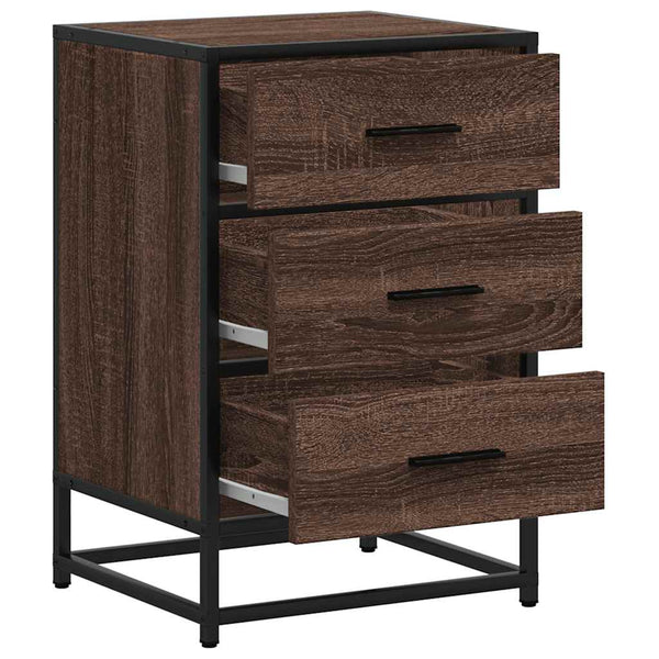 Nachttisch Braun Eichenoptik 40x34,5x60cm