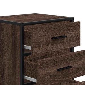Nachttisch Braun Eichenoptik 40x34,5x60cm