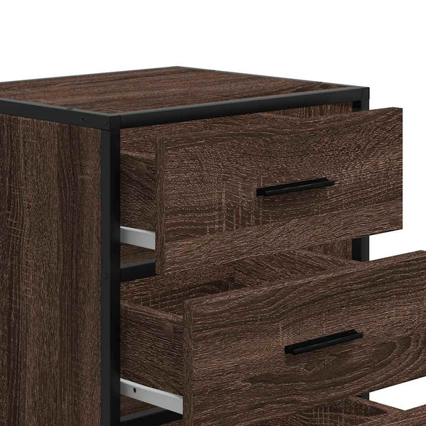 Nachttisch Braun Eichenoptik 40x34,5x60cm