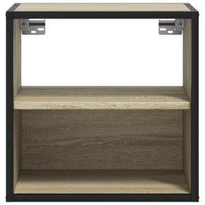 Wand-Nachttisch Sonoma-Eiche 40 cm