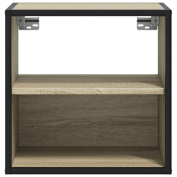 Wand-Nachttisch Sonoma-Eiche 40 cm