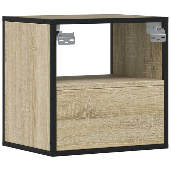 Wand-Nachttisch Sonoma-Eiche 40 cm