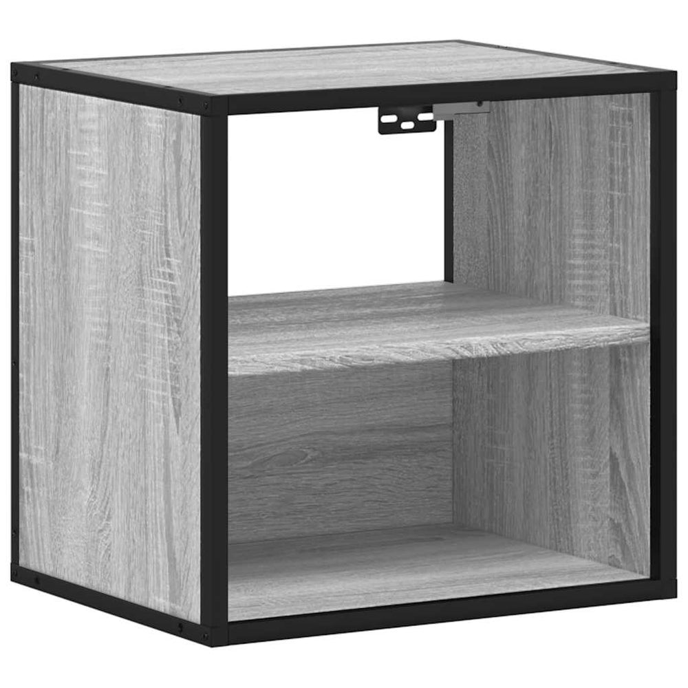 Wand-Nachttisch Grau Sonoma 40cm